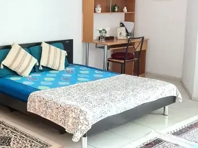 Spacious furnished room with balcony in Al Qusais