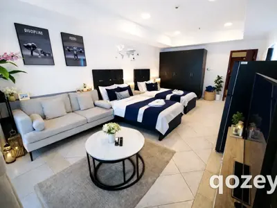 Spacious Double Sea View Room For Two Girls In Princess Tower