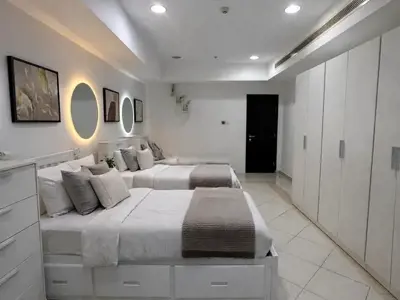 Elegant bedspace in Princess Tower