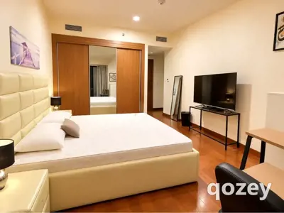 Spacious Master Room with Balcony in Princess Tower